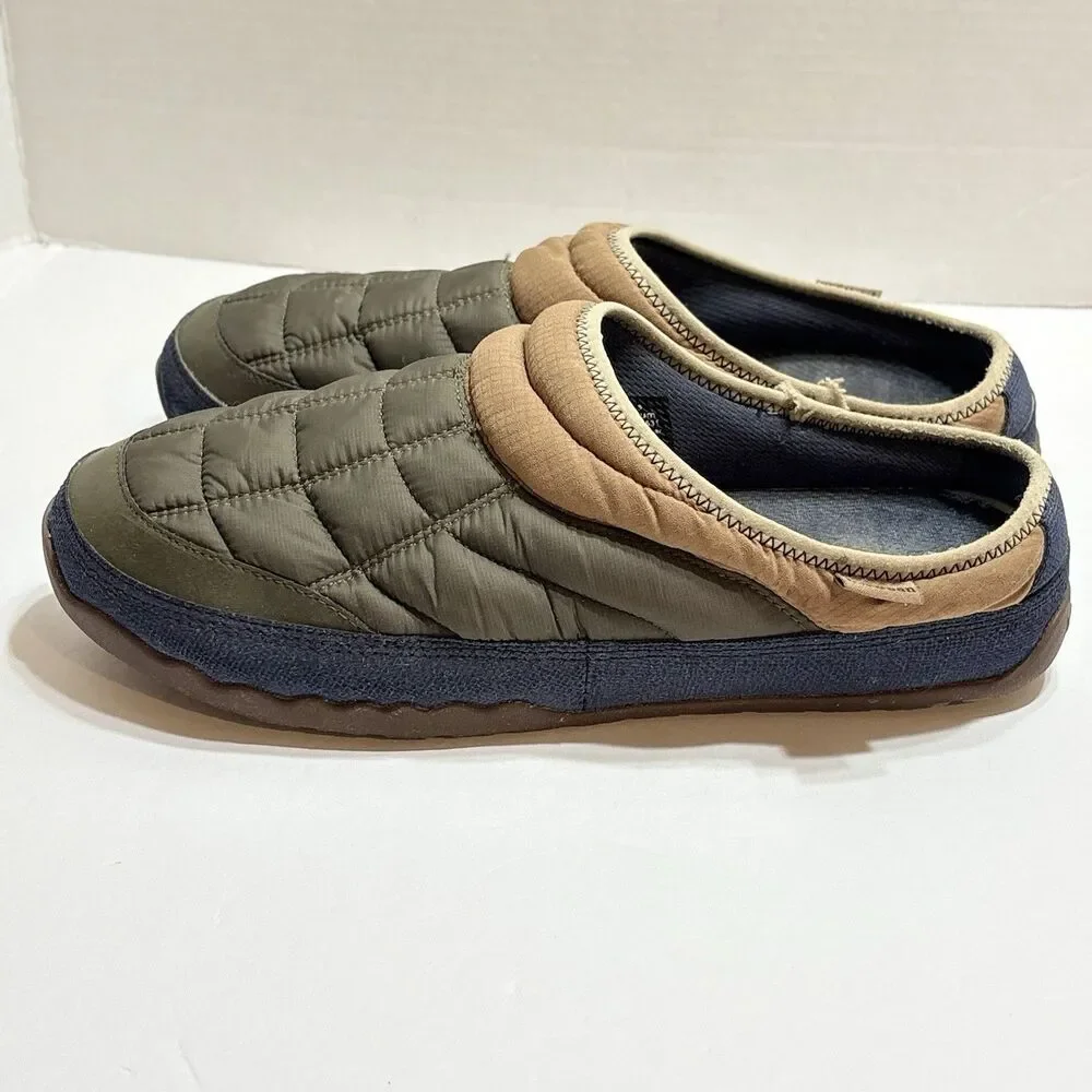 L.L. Bean Mountain Classic Quilted Insulated Slides Slippers Cabin Shoe Mens 11
